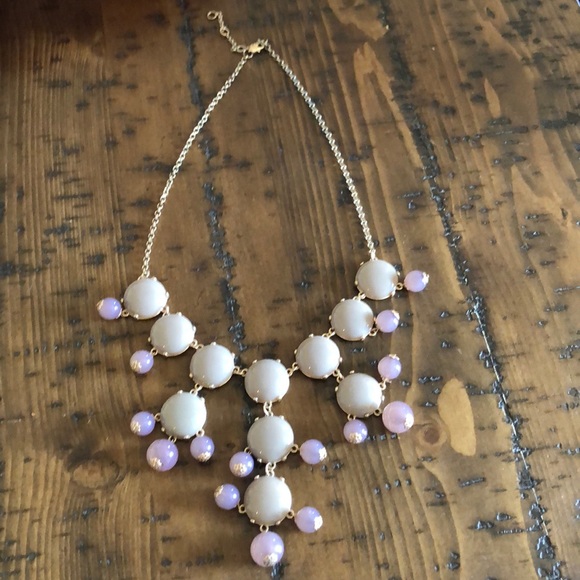 Jewelry - Statement necklace taupe/lavender colored